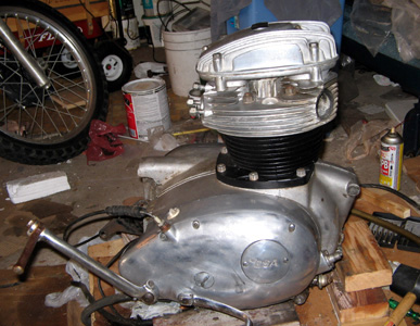 BSA A65 Lightning Motorcycle Engine